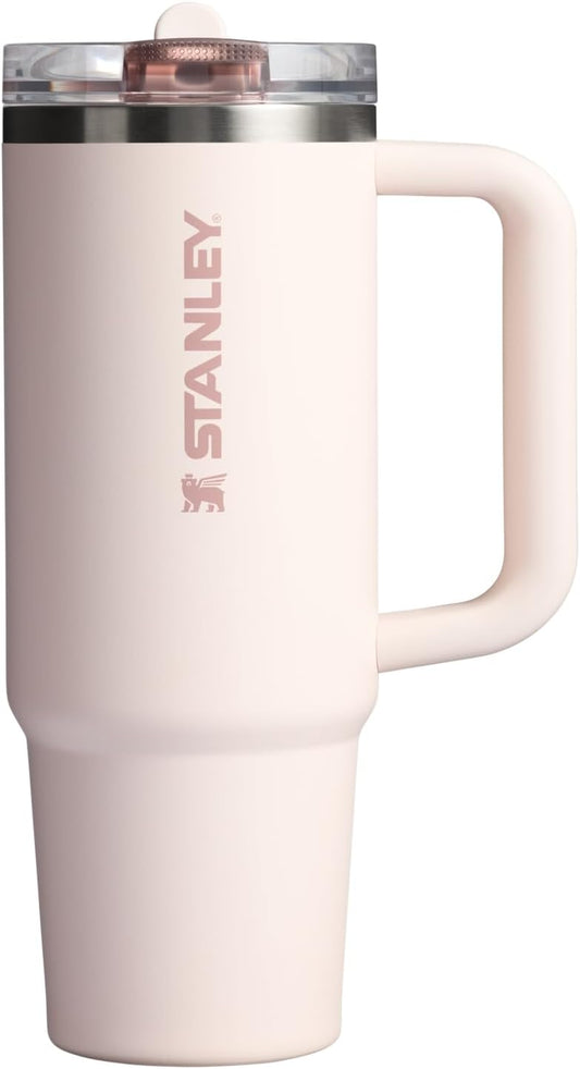 STANLEY Quencher ProTour Flipstraw Tumbler, 30 oz, Rose Quartz
