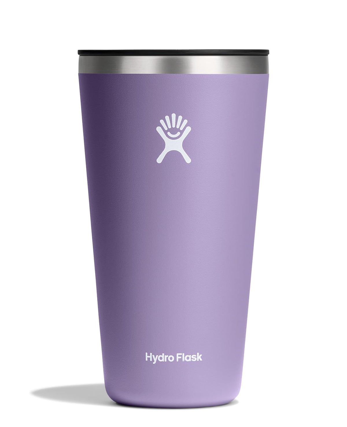 Hydro Flask All Around Tumbler Press-In Lid, Insulated Travel Mug, Stainless Steel Coffee Cup 16 Oz Cloud Pink