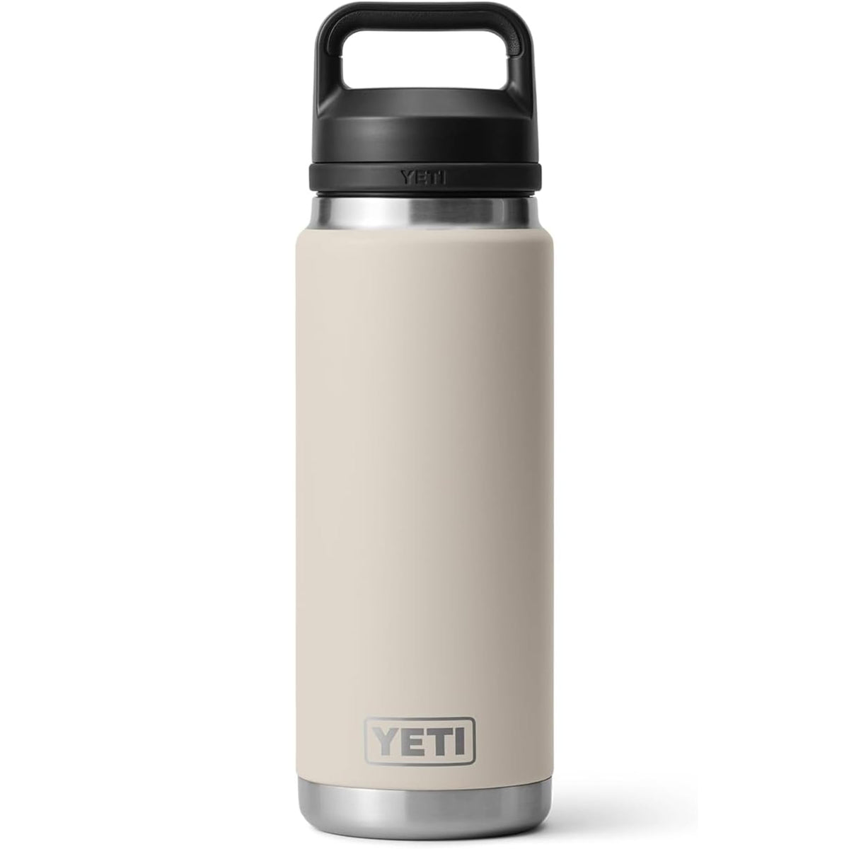 YETI Rambler 26 oz Bottle, Vacuum Insulated, Stainless Steel with Chug Cap, Black