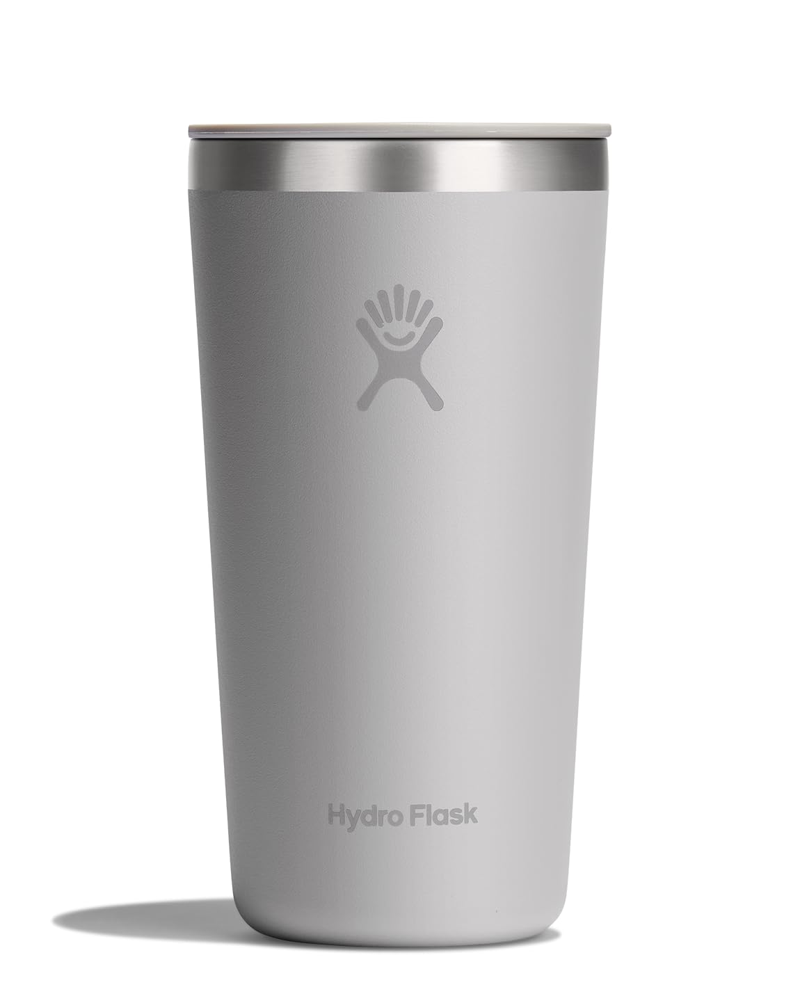 Hydro Flask All Around Tumbler Press-In Lid, Insulated Travel Mug, Stainless Steel Coffee Cup 16 Oz Cloud Pink