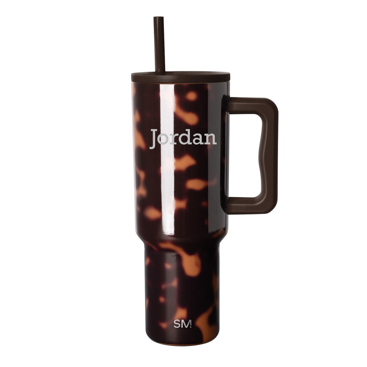 Simple Modern Tumbler with Handle and Straw | 40oz | Green