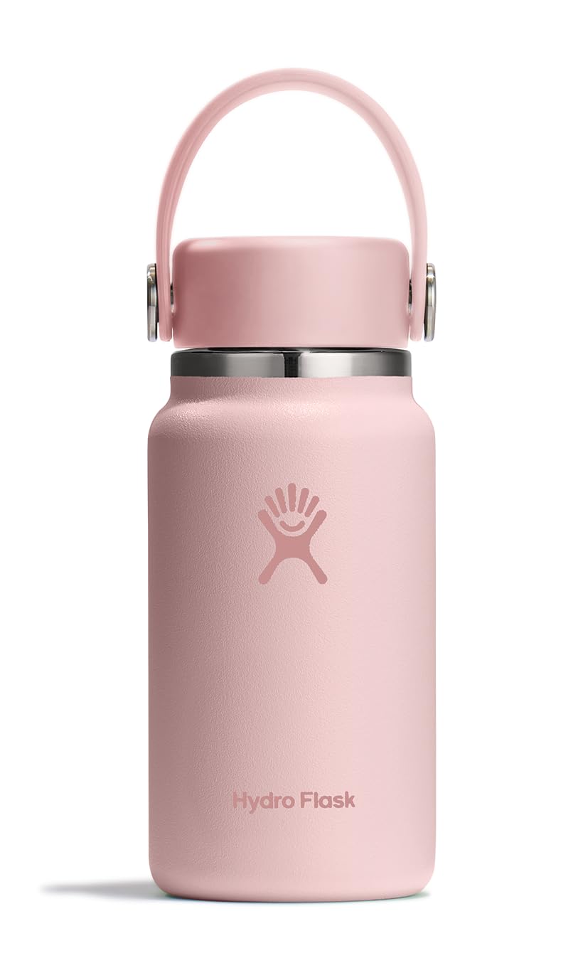 Hydro Flask Micro Bottle - Insulated Mini Leak Proof Flask for Purse or Pocket in 6.7 Oz Agave Green