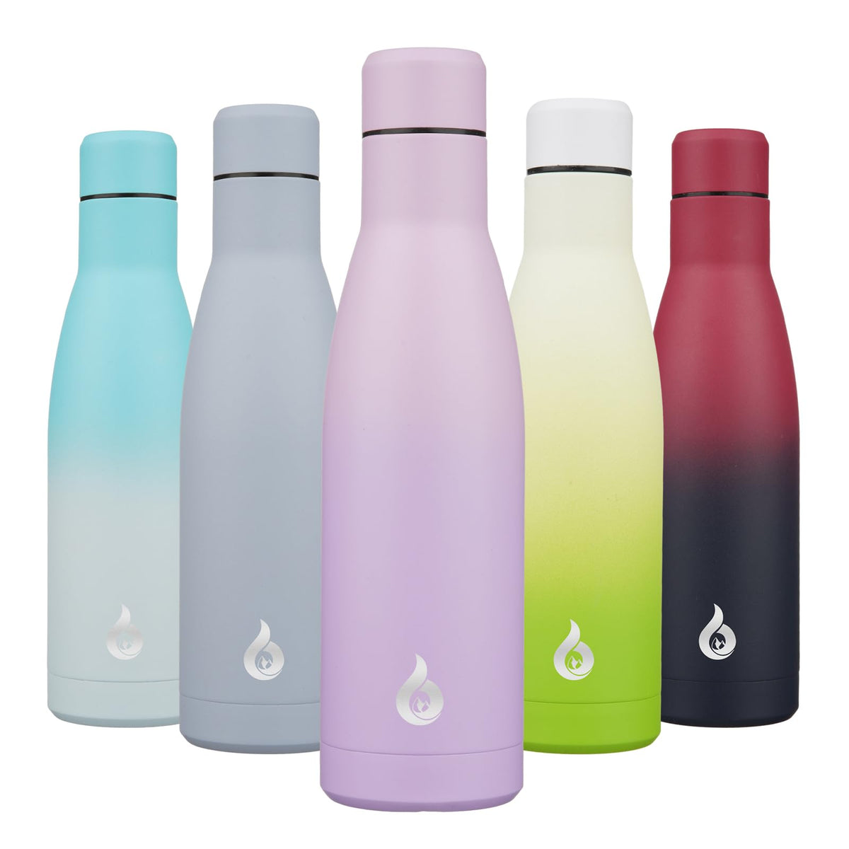 BJPKPK 12 oz Small Water Bottle, Reusable Insulated Stainless Steel Flask