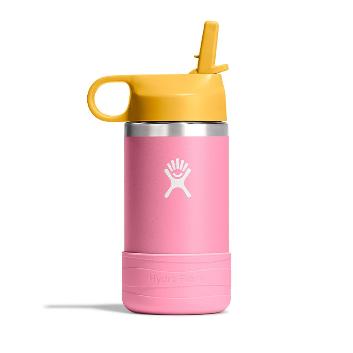 Hydro Flask Kids Water Bottle for School - Stainless Steel and Insulated with Straw Cap - 12 Oz World of Eric Carle Caterpillar Yellow