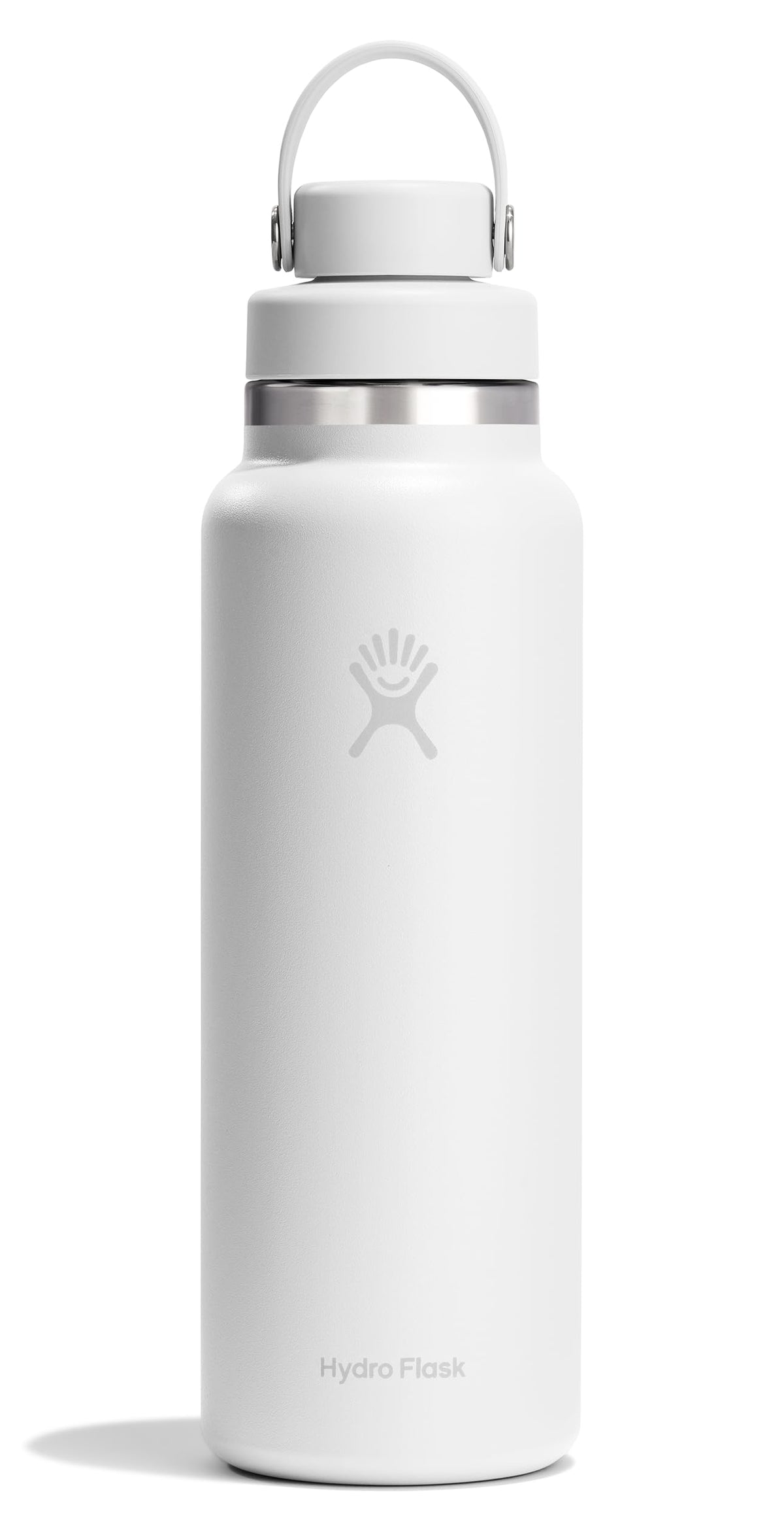 Hydro Flask Water Bottle - Insulated Stainless Steel - Wide Mouth Chug Lid, Non Spill, Leakproof in 40 Oz Tonal Trillium Pink