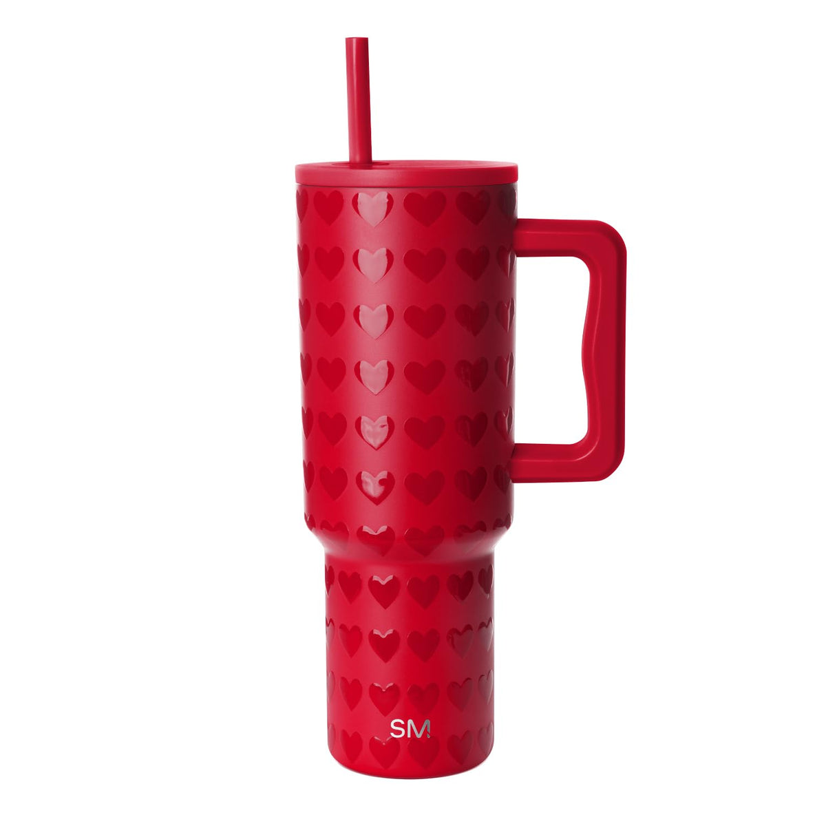 Simple Modern Tumbler with Handle and Straw | 40oz | Green