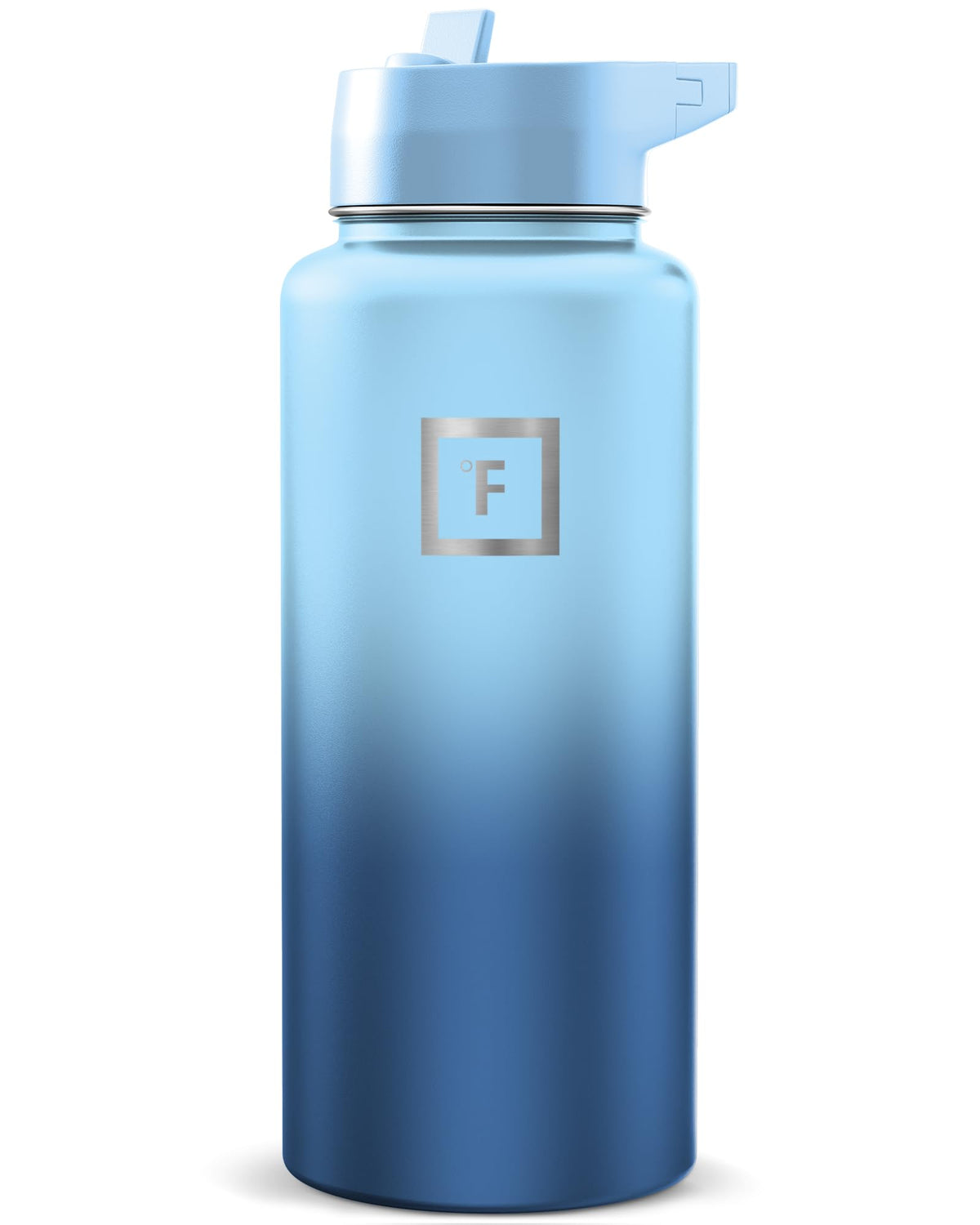 IRON °FLASK 24 oz Wide Mouth Water Bottle with Straw