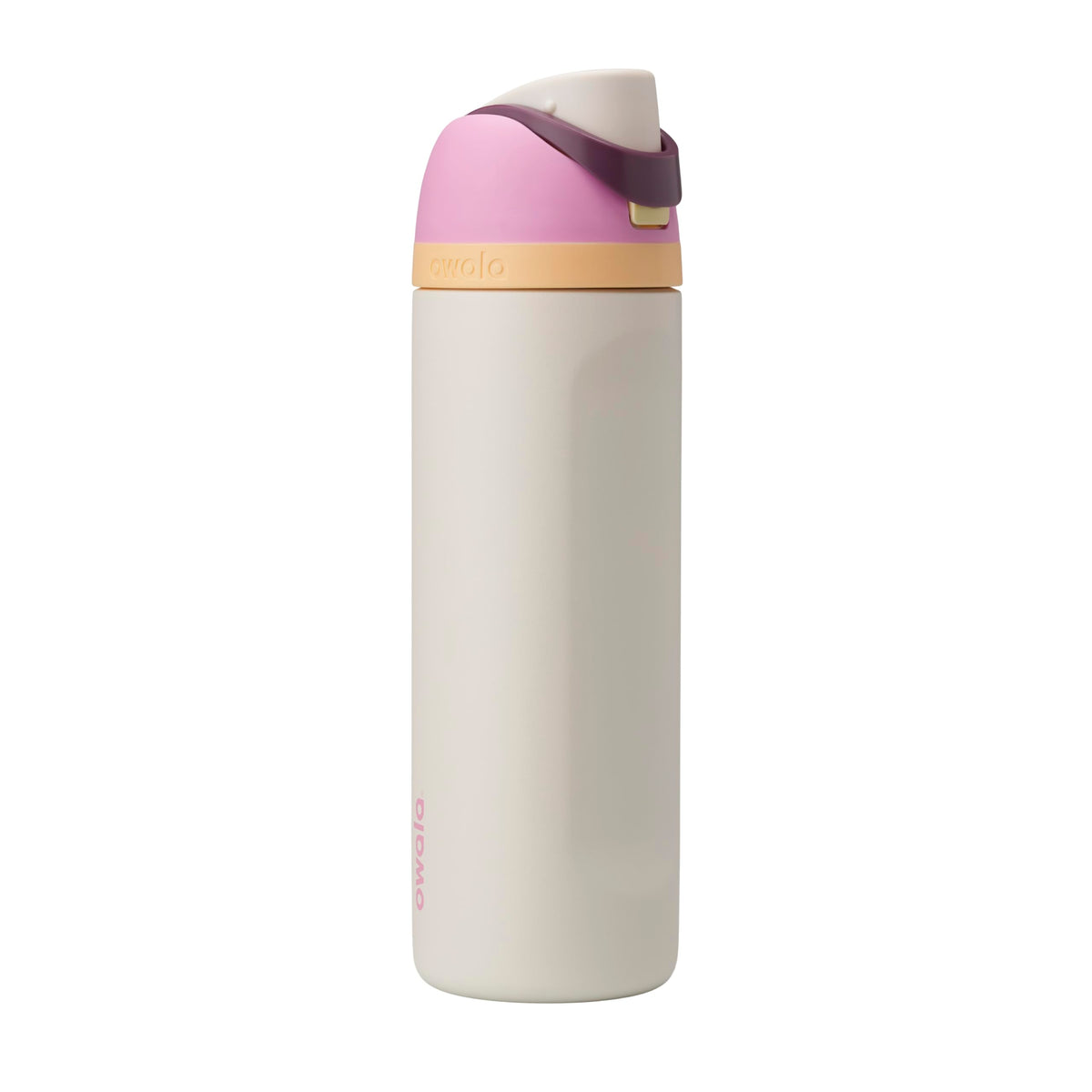 Owala FreeSip Stainless Steel Water Bottle 24 oz Shy Marshmallow