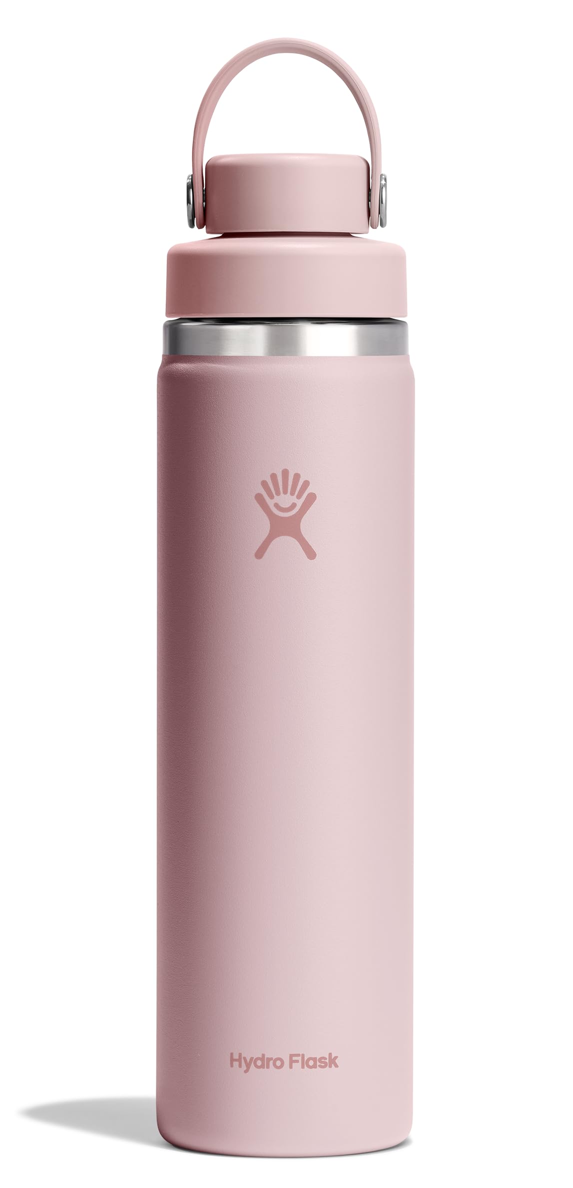 Hydro Flask Water Bottle - Insulated Stainless Steel - Wide Mouth Chug Lid, Non Spill, Leakproof in 40 Oz Tonal Trillium Pink