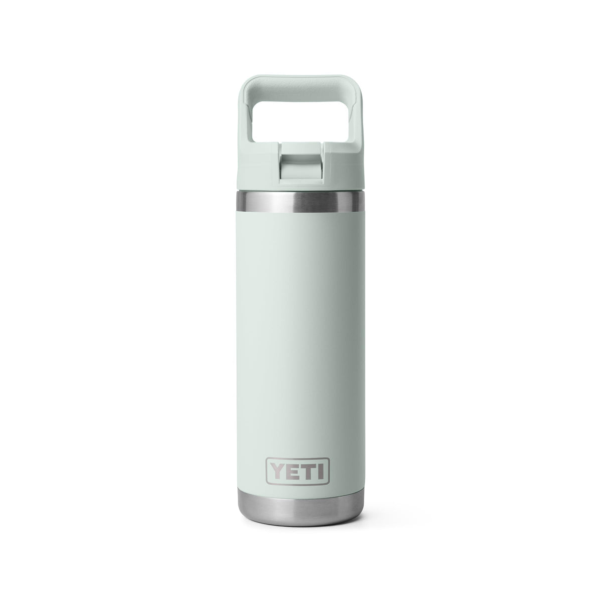 YETI Rambler 18 oz Bottle, Vacuum Insulated, Stainless Steel with Straw Cap, Navy