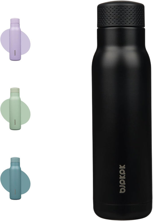 BJPKPK 21 oz Insulated Water Bottle, Leakproof Stainless Steel Flask