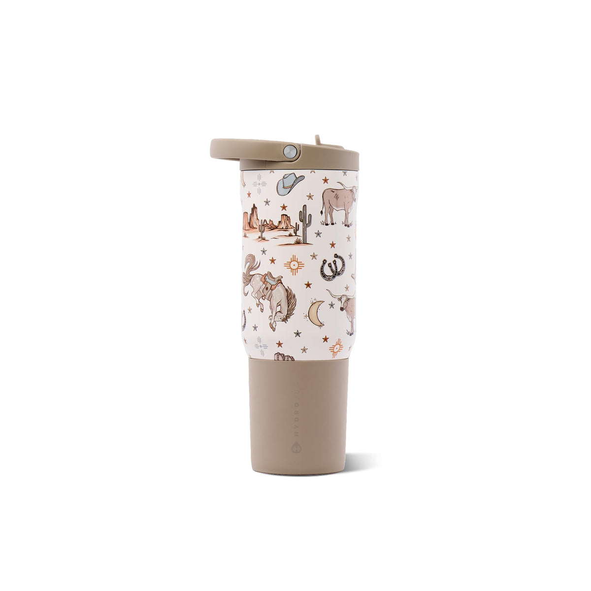 HydroJug Sport 32 oz Insulated Stainless Steel Water Bottle, Cream