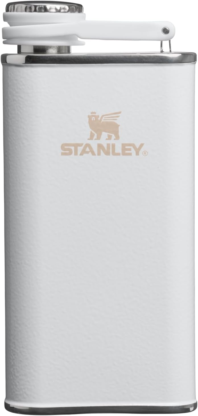 STANLEY Easy Fill Flask, 8 oz, Hammertone Frost