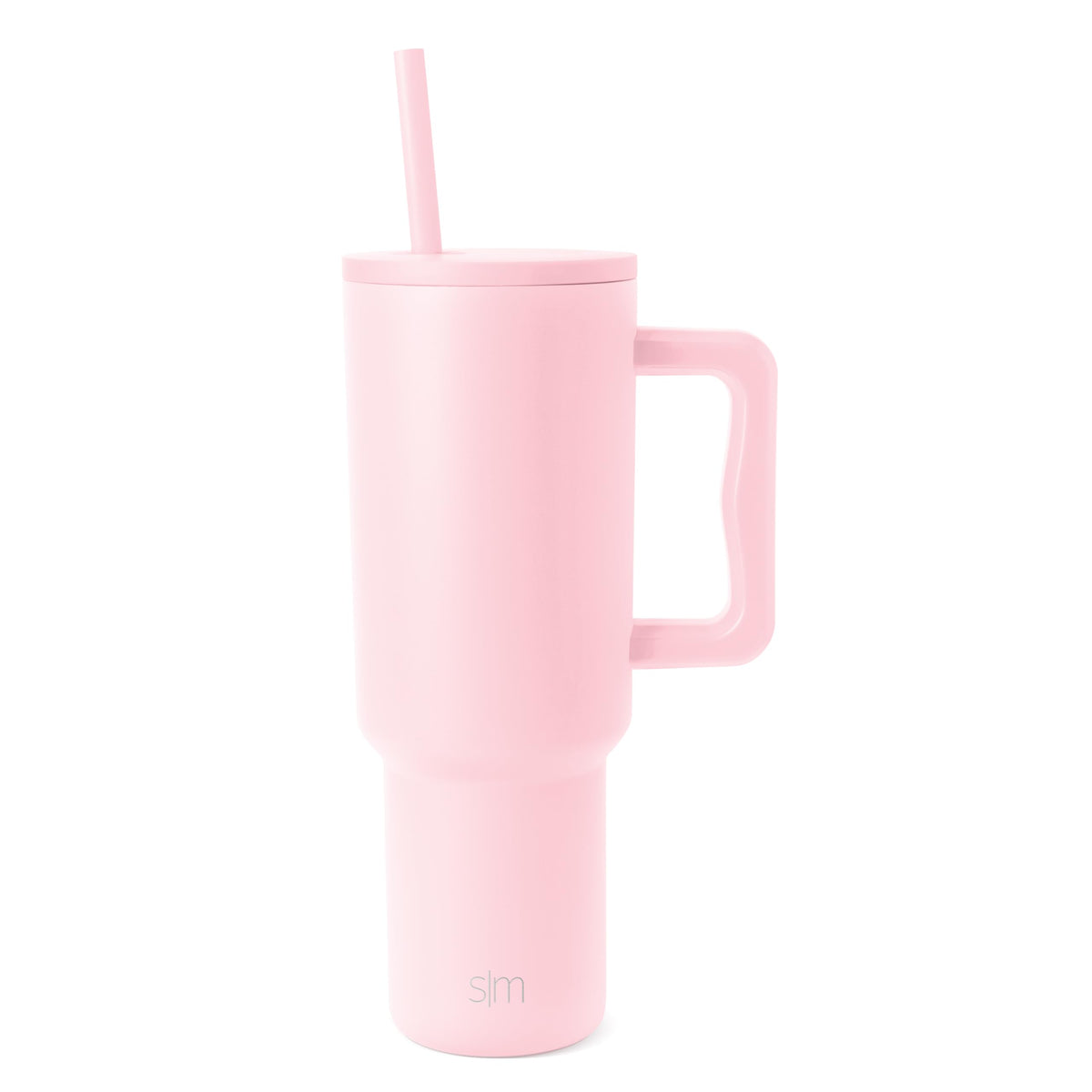 Simple Modern Tumbler with Handle and Straw | 40oz | Green