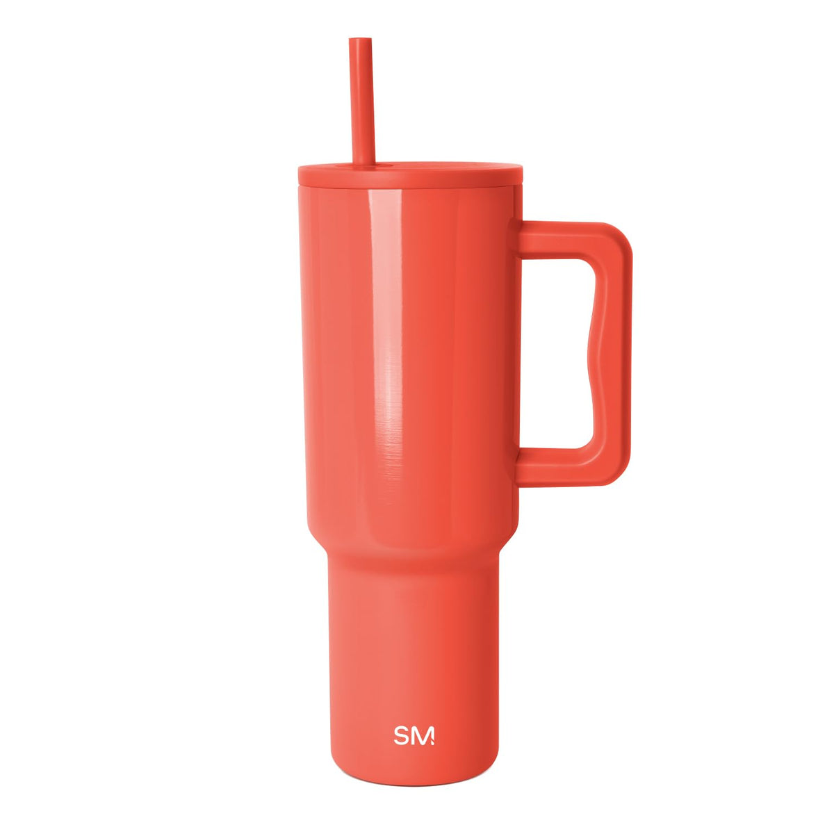 Simple Modern Tumbler with Handle and Straw | 40oz | Green