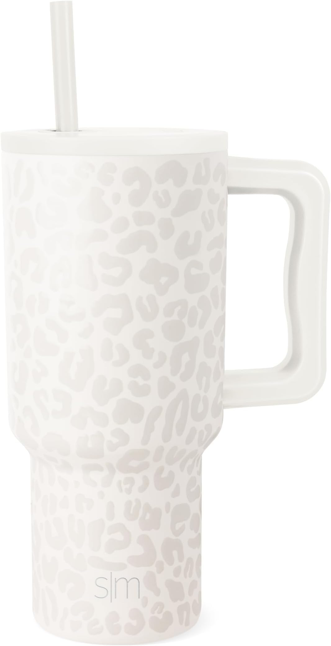 Simple Modern Tumbler with Handle and Straw | 40oz | Green