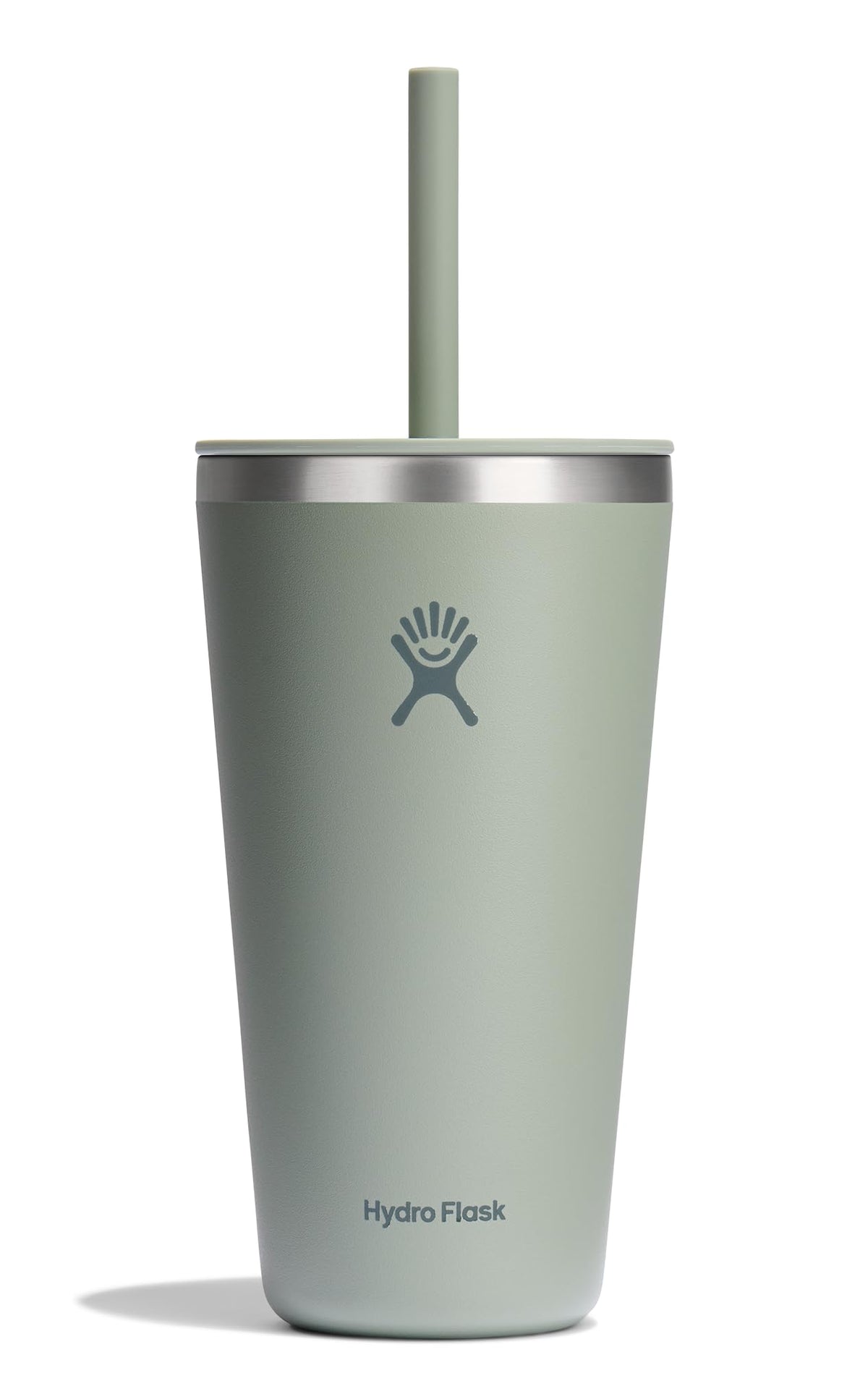 Hydro Flask All Around Tumbler Press-In Lid, Insulated Travel Mug, Stainless Steel Coffee Cup 16 Oz Cloud Pink