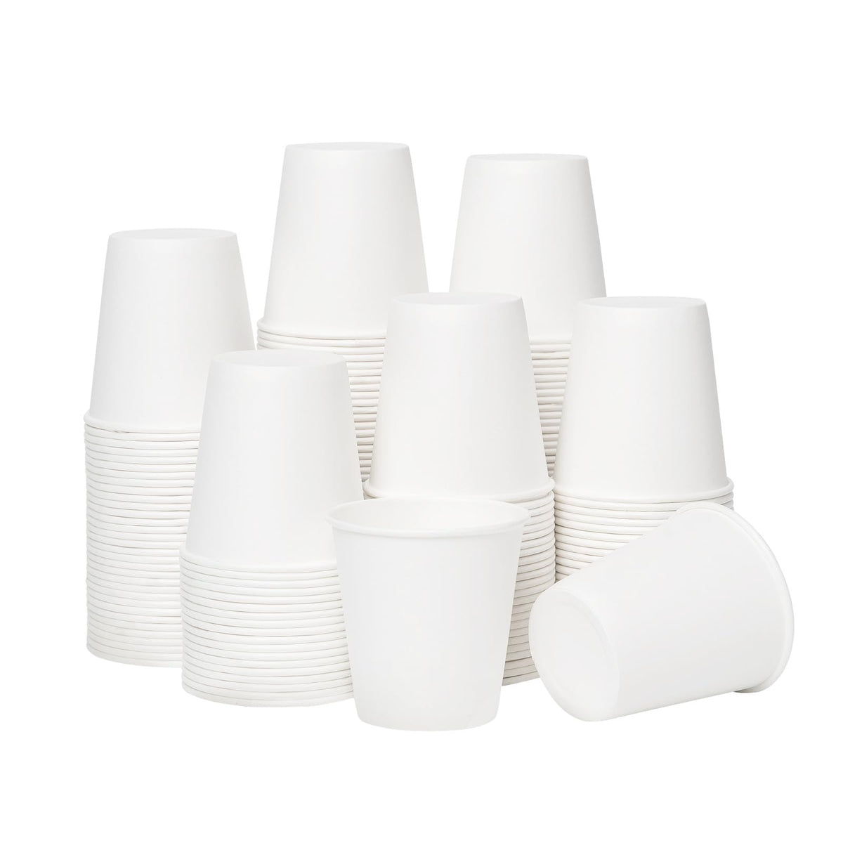 RACETOP 3 oz Bathroom Paper Cups, 100 Pack, Disposable Mouthwash Cups