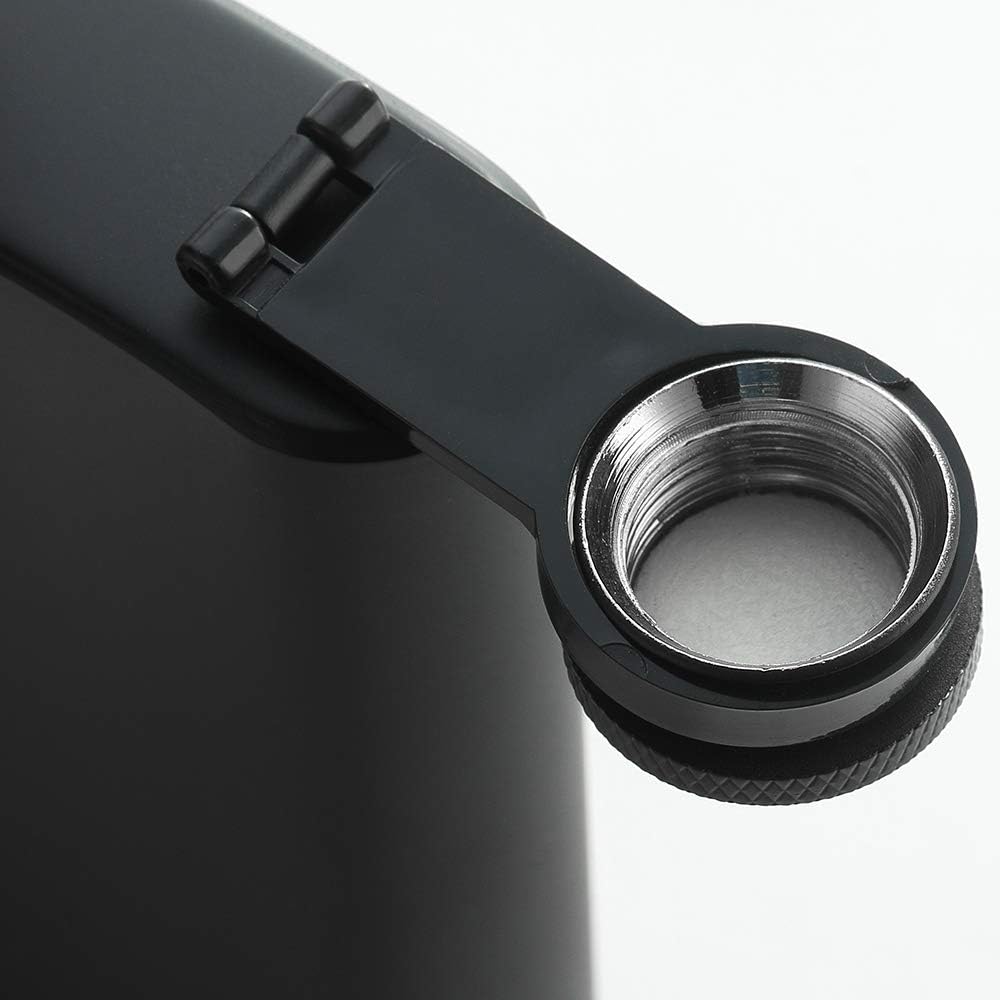 Hip Flask for Liquor Matte Black 8 Oz Stainless Steel Leakproof with Funnel, Great Gift Idea Flask