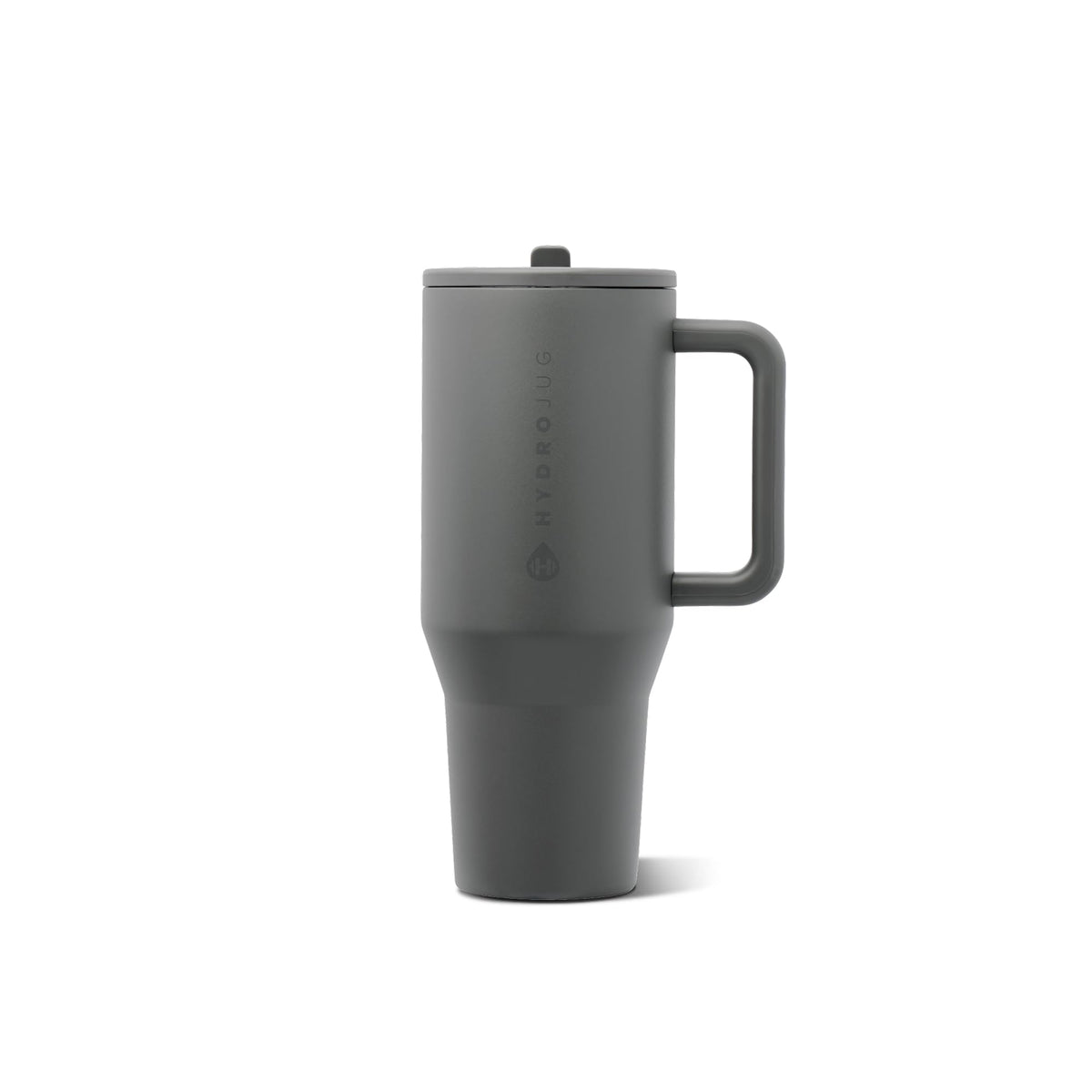 HydroJug Traveler 40oz, Insulated Tumbler with Handle & Straw, Cream
