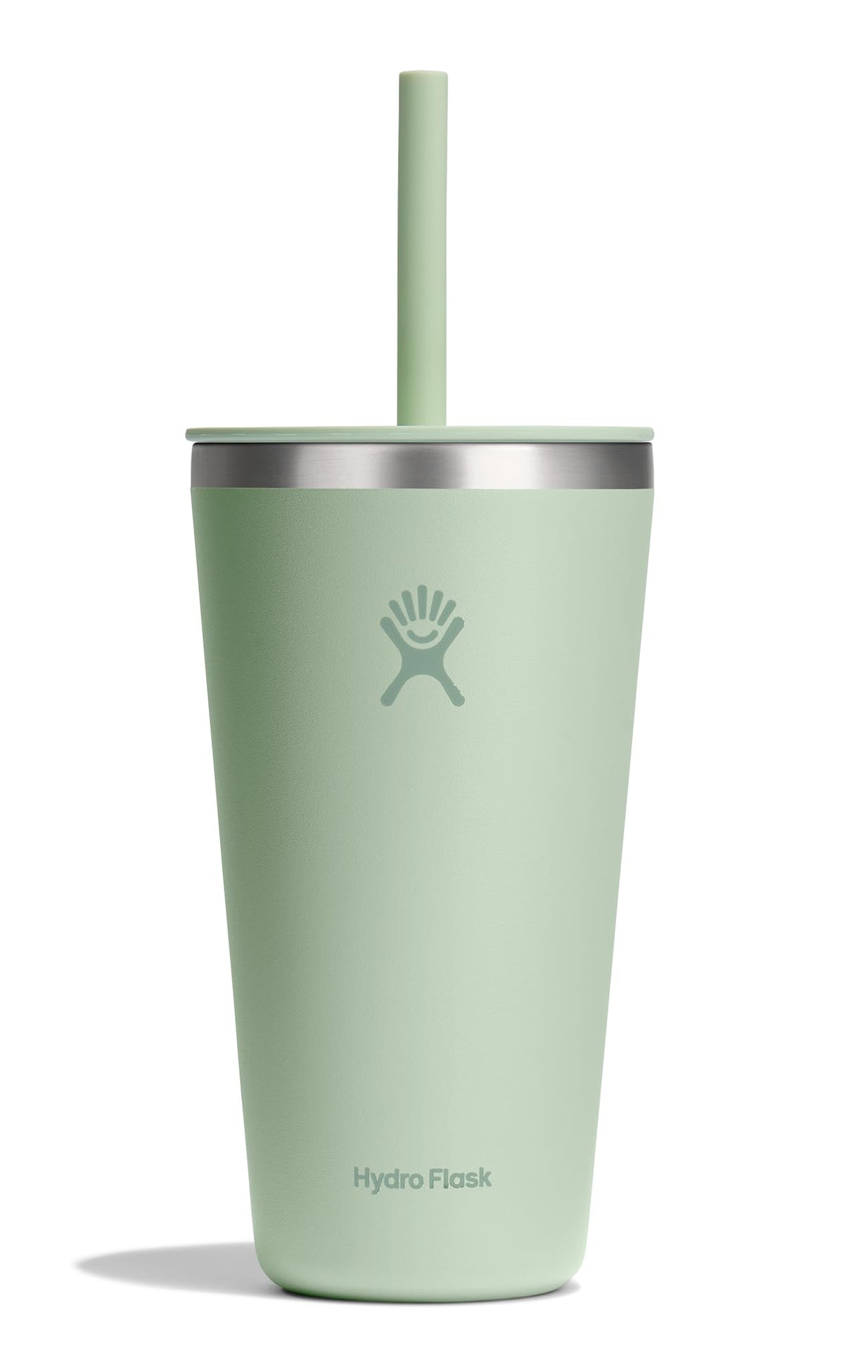 Hydro Flask All Around Tumbler Press-In Lid, Insulated Travel Mug, Stainless Steel Coffee Cup 16 Oz Cloud Pink