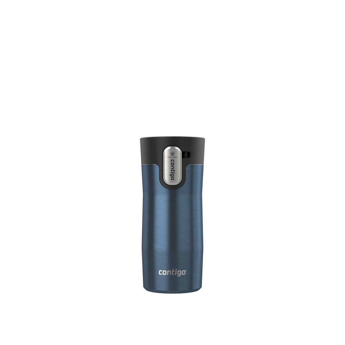 Contigo West Loop Stainless Steel Travel Mug with AUTOSEAL Lid, 16oz., Stainless Steel/Black