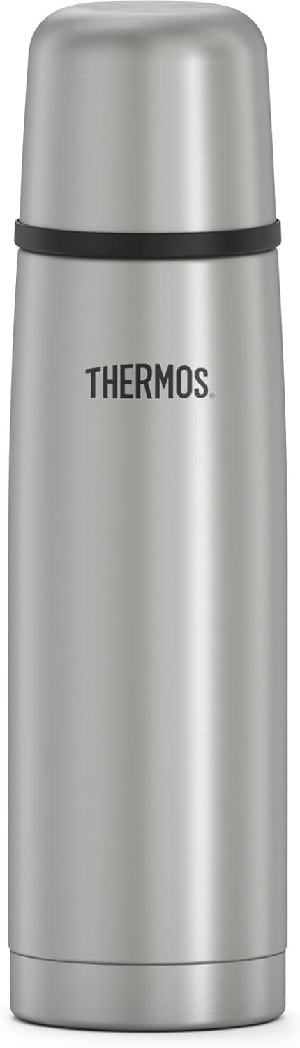 Thermos Vacuum Insulated 16 Ounce Compact Stainless Steel Beverage Bottle