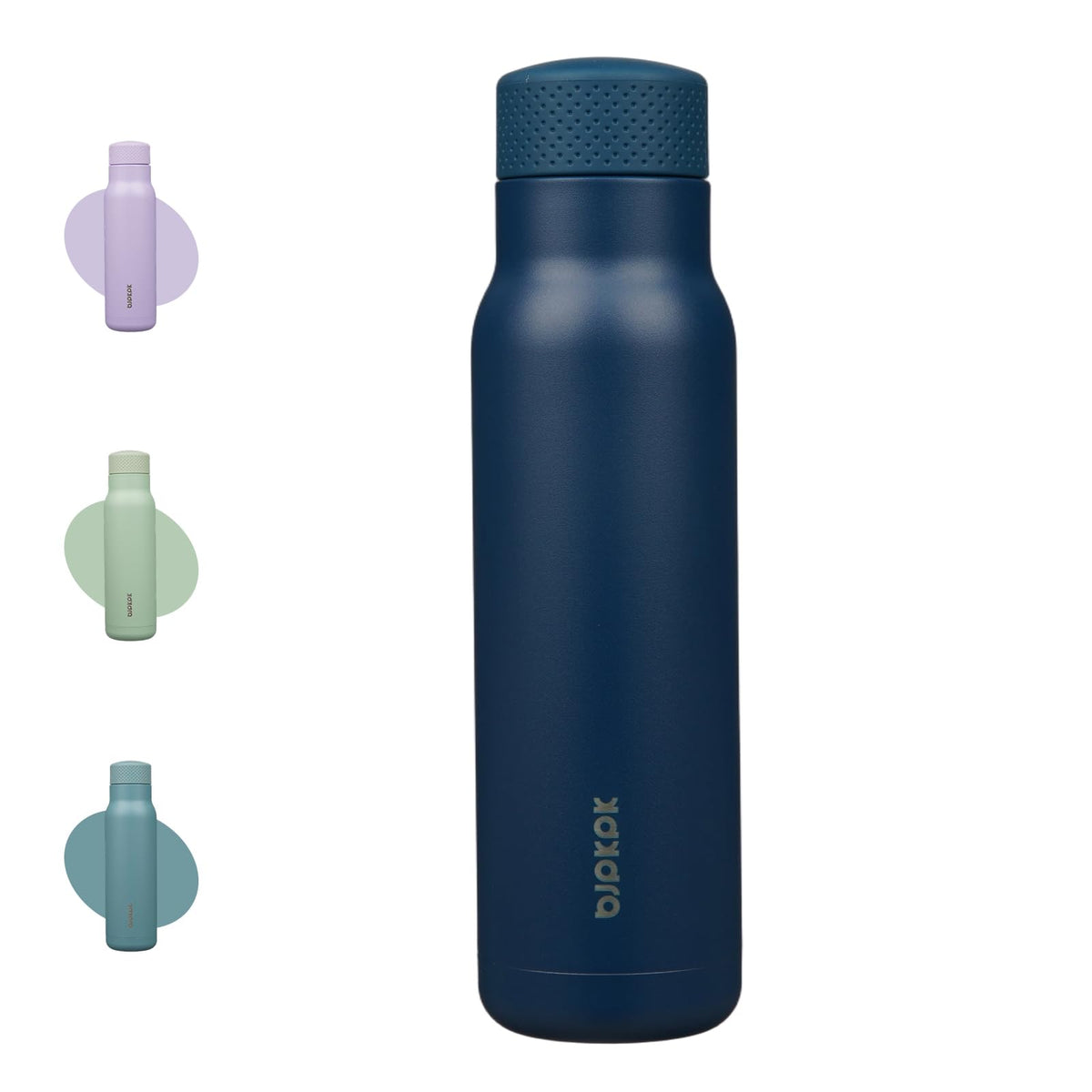 BJPKPK 21 oz Insulated Water Bottle, Leakproof Stainless Steel Flask