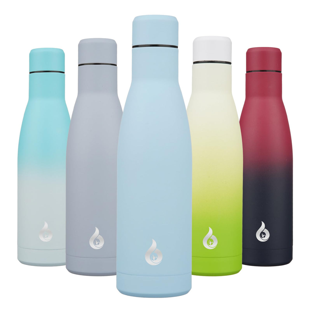 BJPKPK 12 oz Small Water Bottle, Reusable Insulated Stainless Steel Flask
