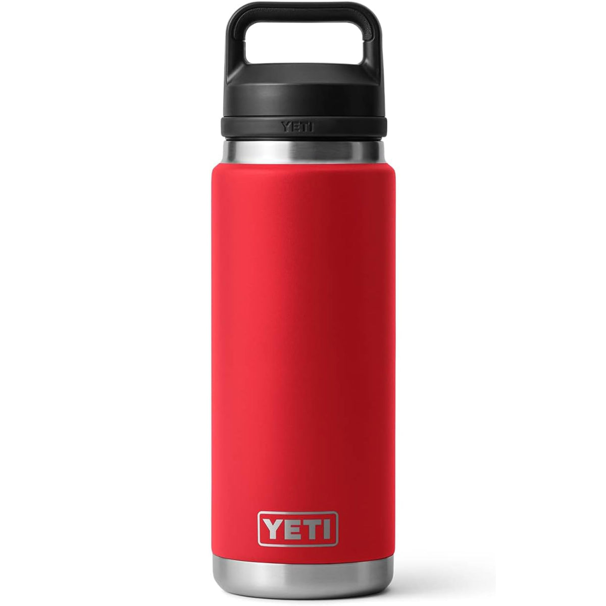 YETI Rambler 26 oz Bottle, Vacuum Insulated, Stainless Steel with Chug Cap, Black