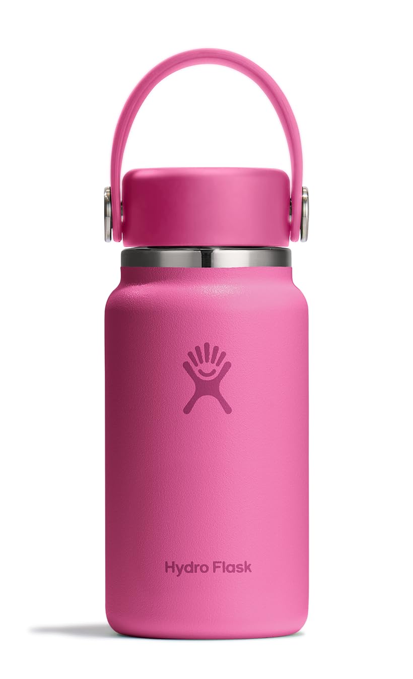 Hydro Flask Micro Bottle - Insulated Mini Leak Proof Flask for Purse or Pocket in 6.7 Oz Agave Green