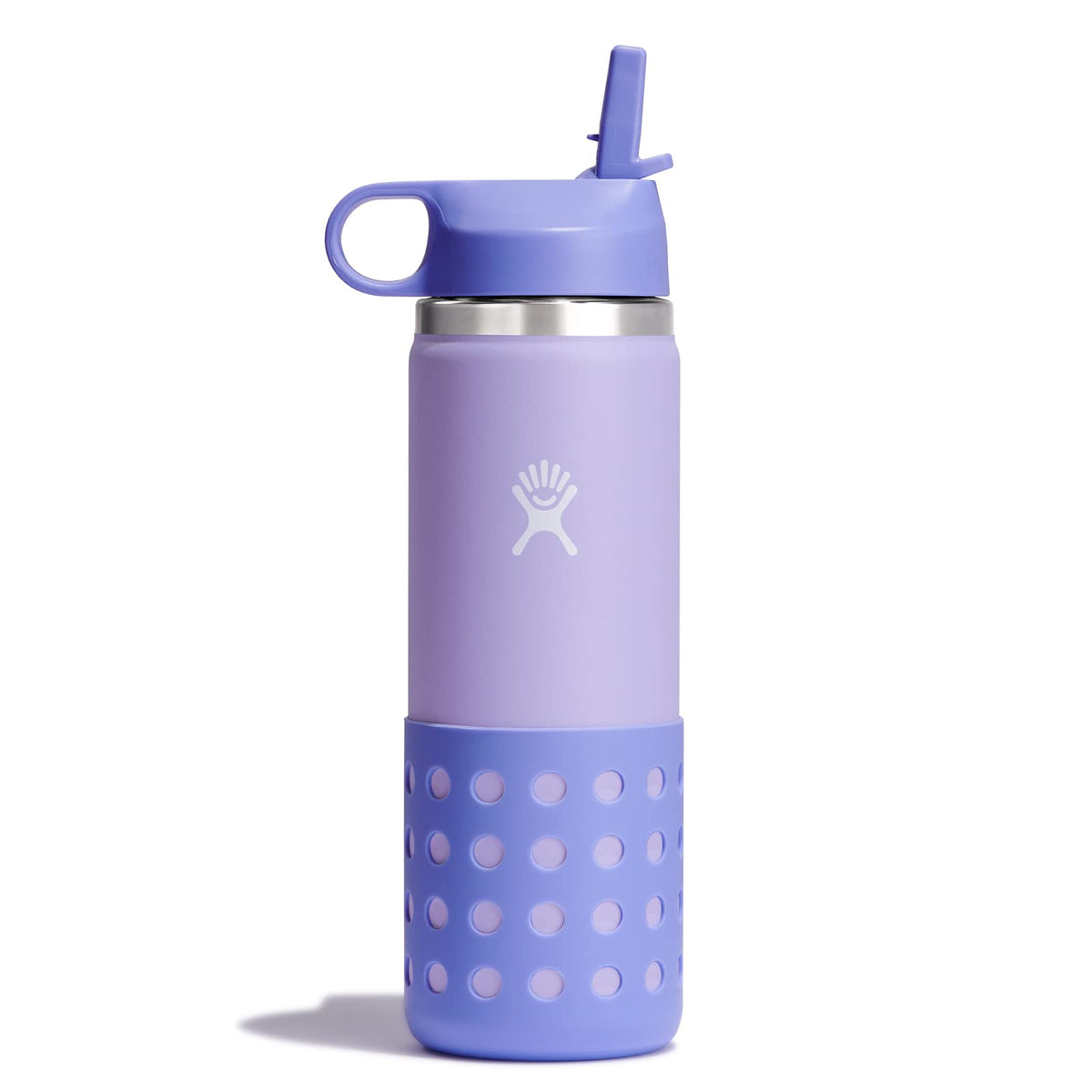 Hydro Flask Kids Water Bottle for School - Stainless Steel and Insulated with Straw Cap - 12 Oz World of Eric Carle Caterpillar Yellow