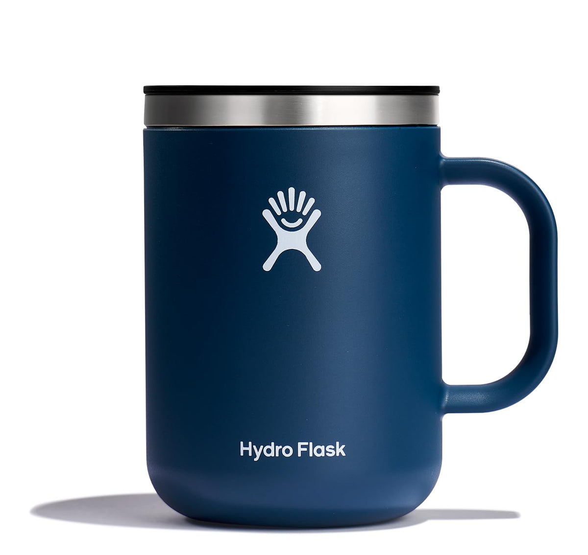 Hydro Flask Coffee Mug – Insulated Stainless Steel, Non Spill, Leak Resistant Travel Mug 12 Oz Indigo Blue