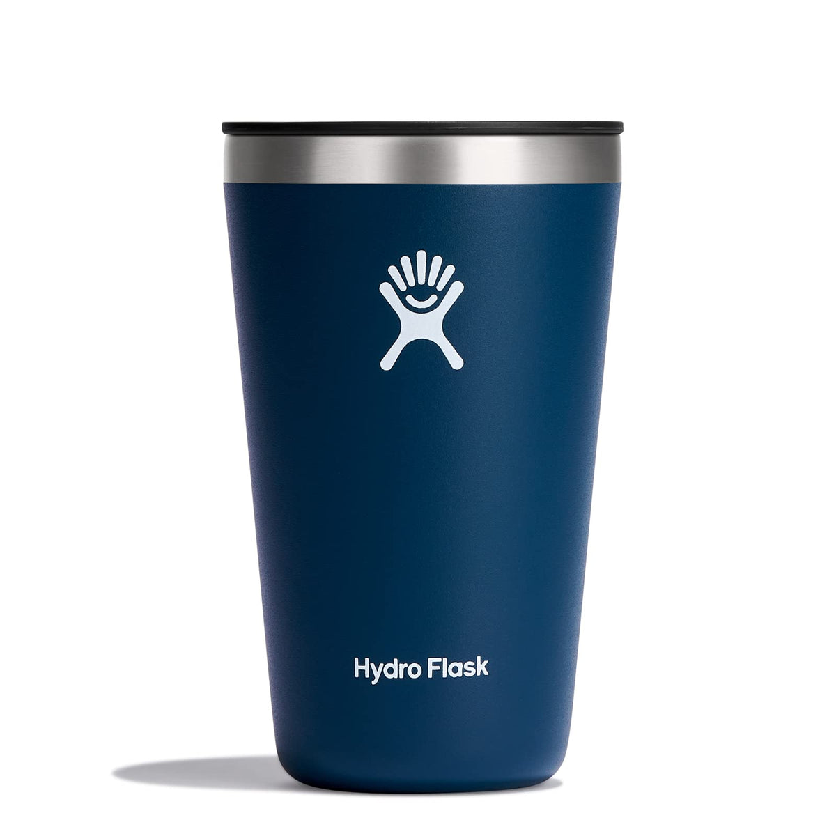 Hydro Flask All Around Tumbler Press-In Lid, Insulated Travel Mug, Stainless Steel Coffee Cup 16 Oz Cloud Pink