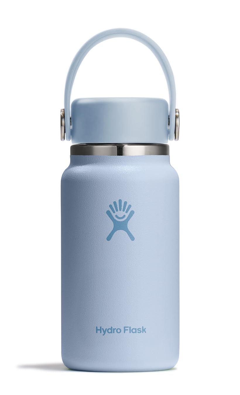 Hydro Flask Micro Bottle - Insulated Mini Leak Proof Flask for Purse or Pocket in 6.7 Oz Agave Green