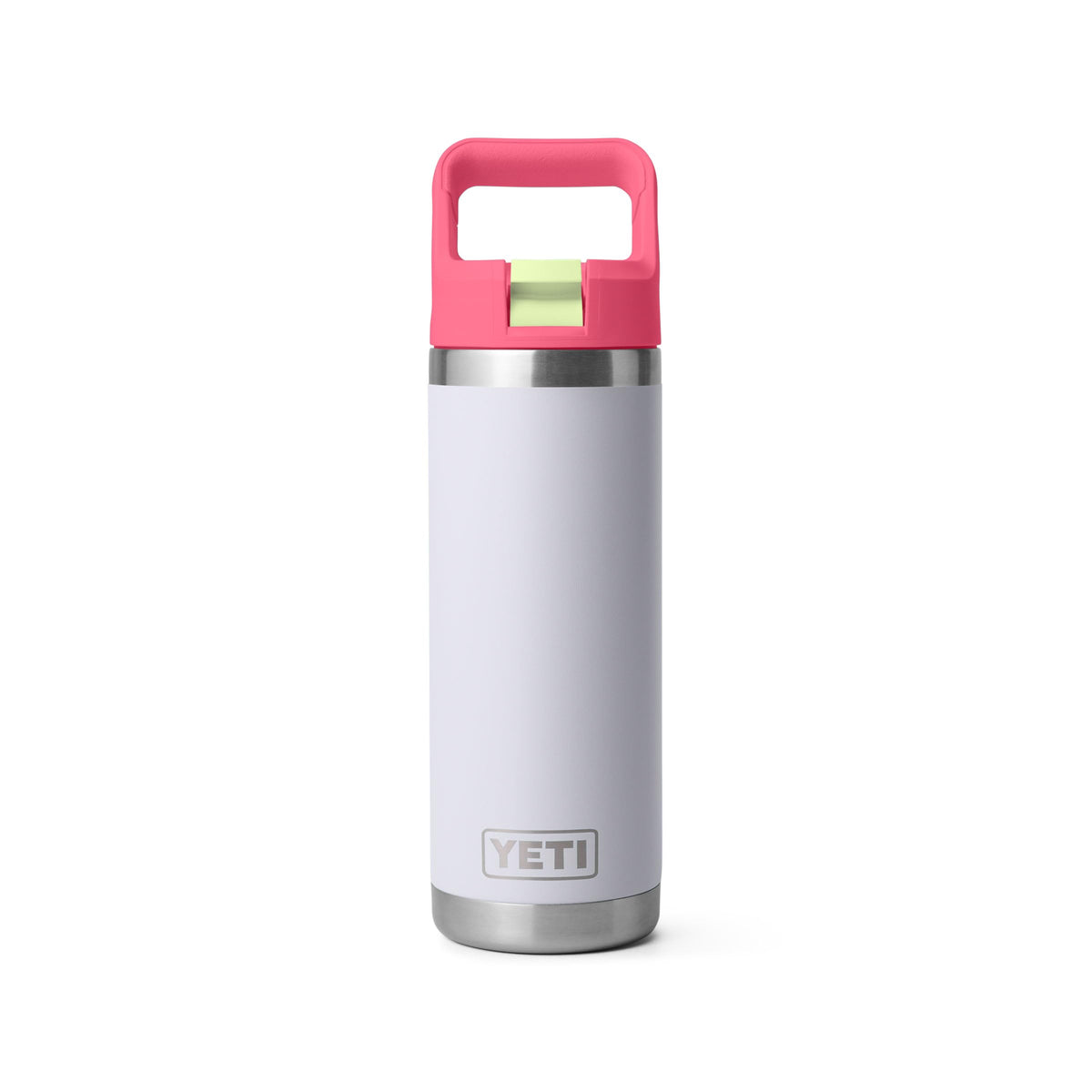 YETI Rambler 18 oz Bottle, Vacuum Insulated, Stainless Steel with Straw Cap, Navy