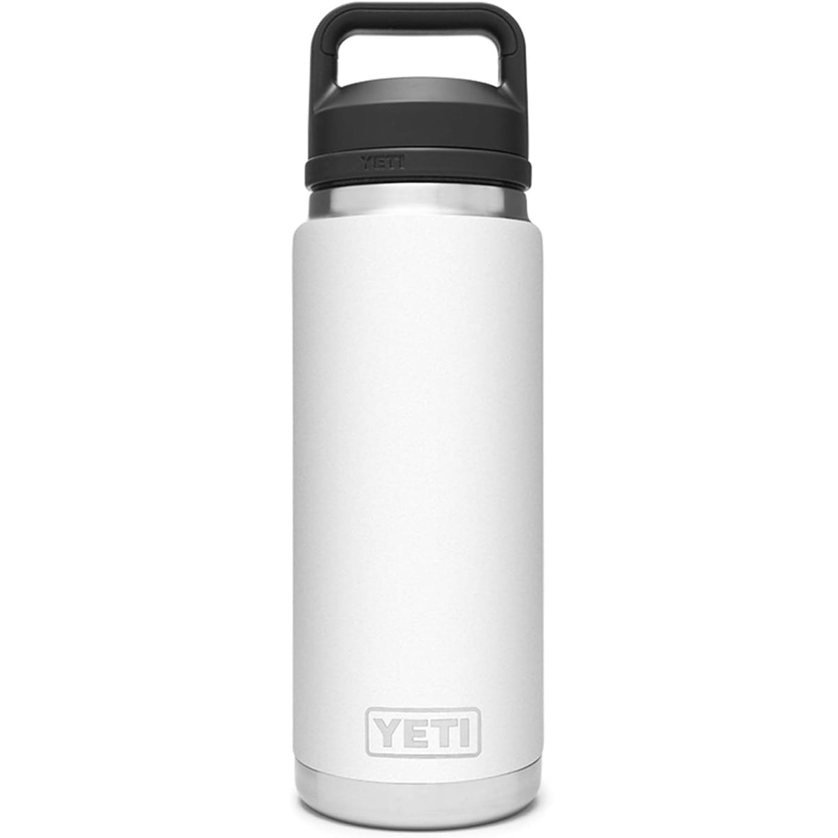 YETI Rambler 26 oz Bottle, Vacuum Insulated, Stainless Steel with Chug Cap, Black