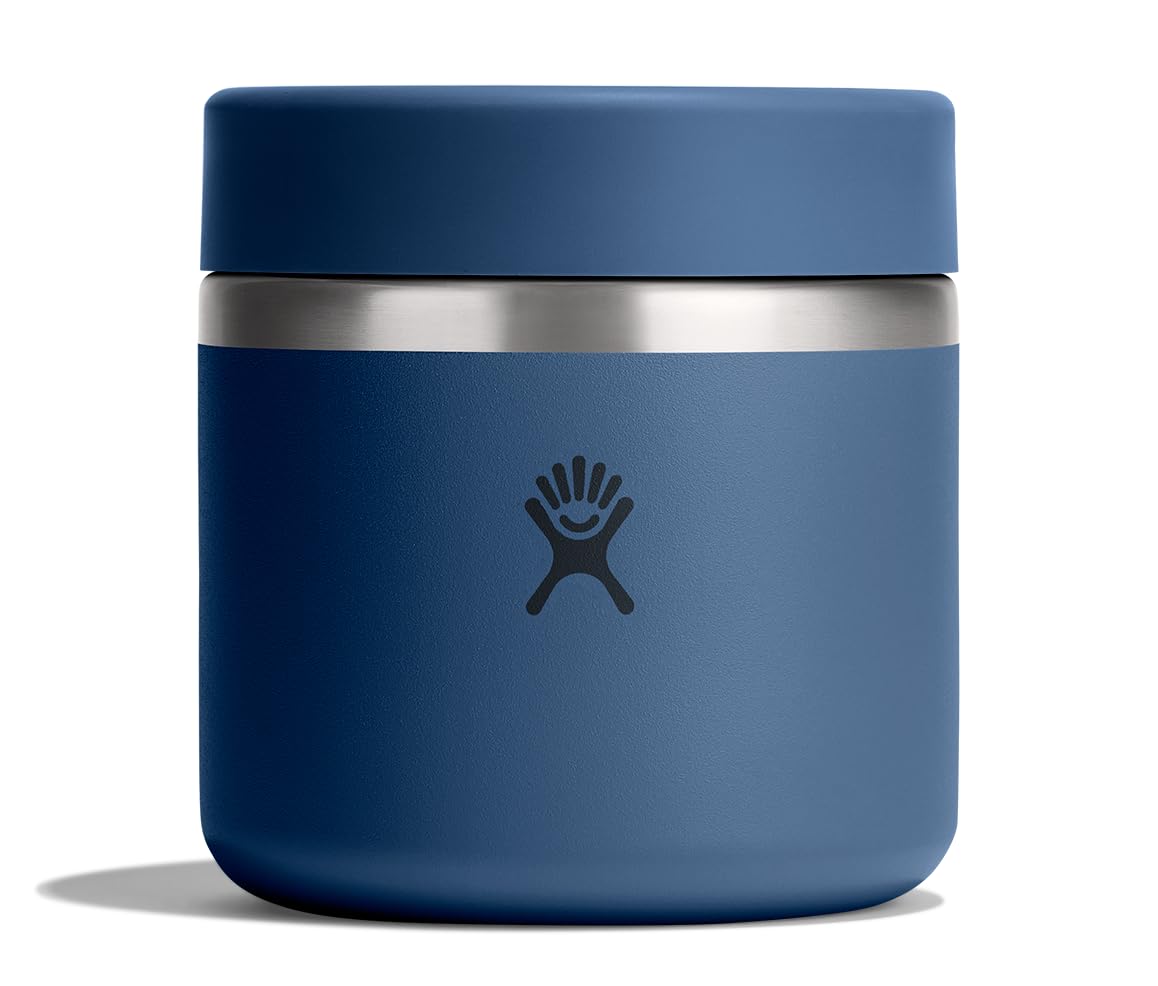 Hydro Flask Food Jar – Insulated Stainless Steel, Snack Travel Container for Hot Food, Lunch, & Soup 20 Oz Black