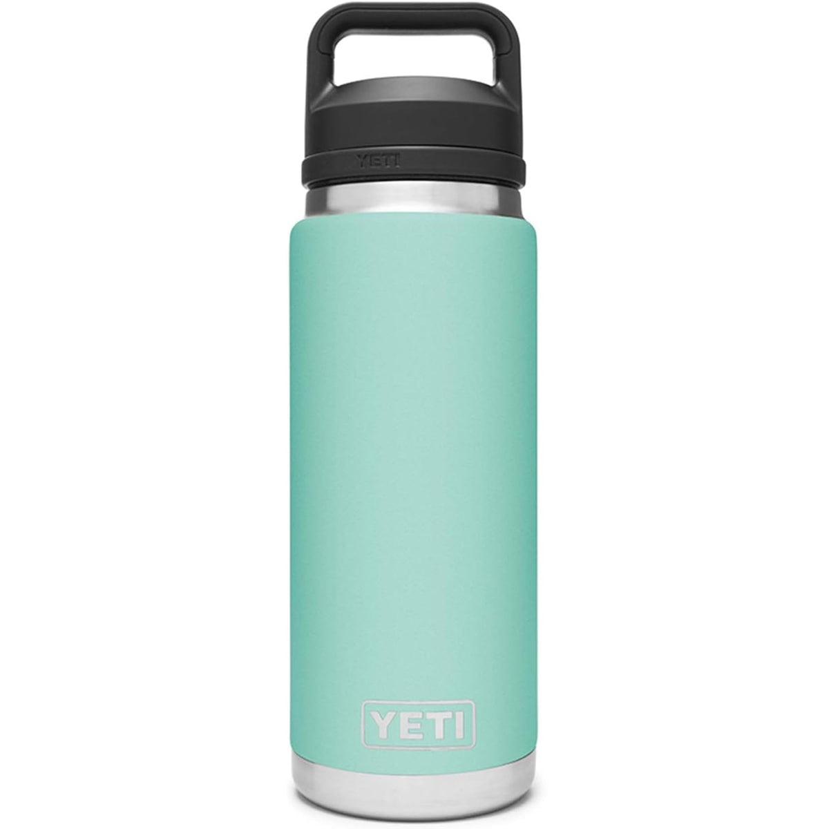 YETI Rambler 26 oz Bottle, Vacuum Insulated, Stainless Steel with Chug Cap, Black