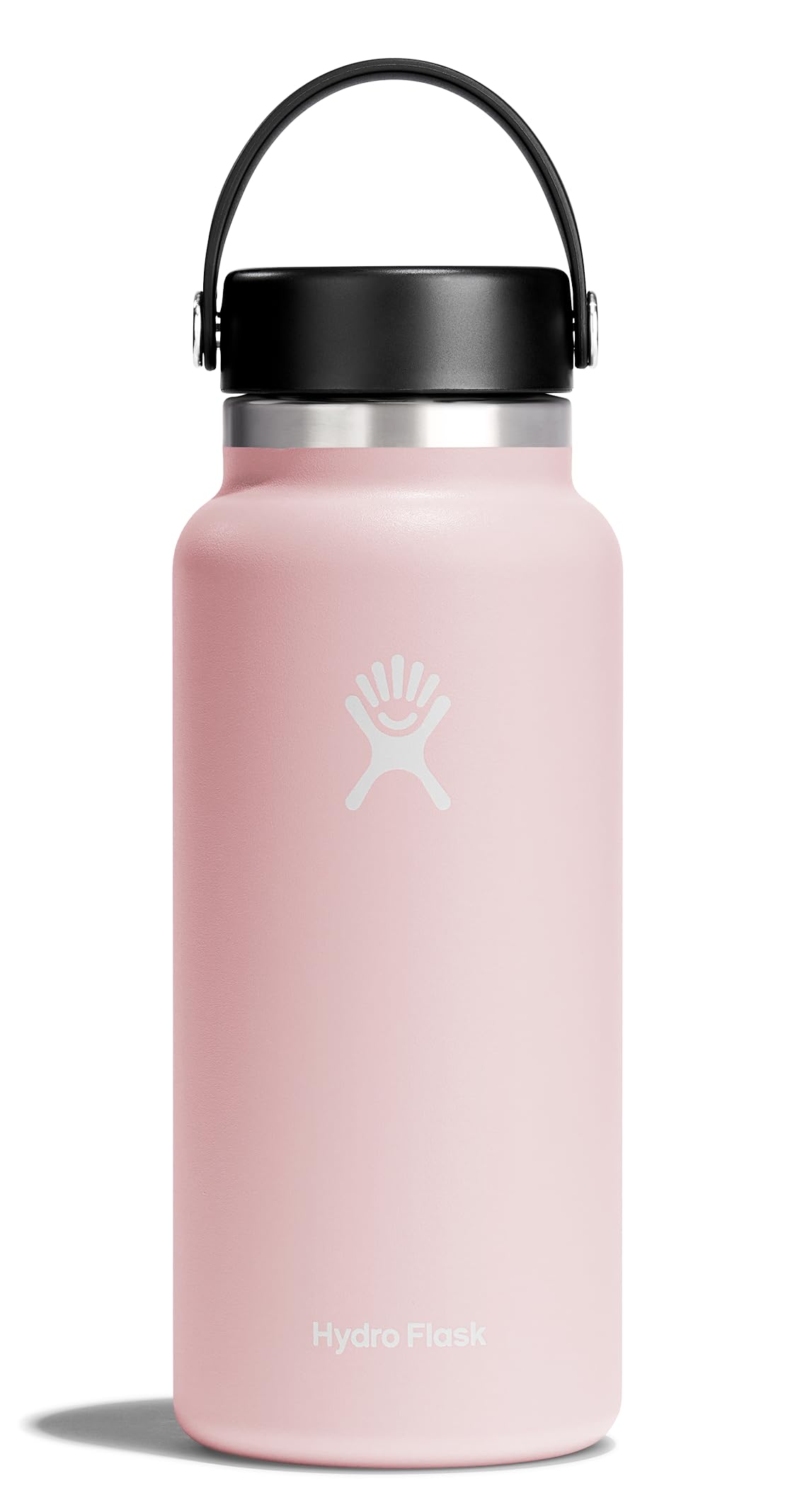 Hydro Flask Water Bottle - Insulated Stainless Steel - Wide Mouth Flex Lid, Non Spill, Leakproof and Refillable in 32 Oz Harbor Blue