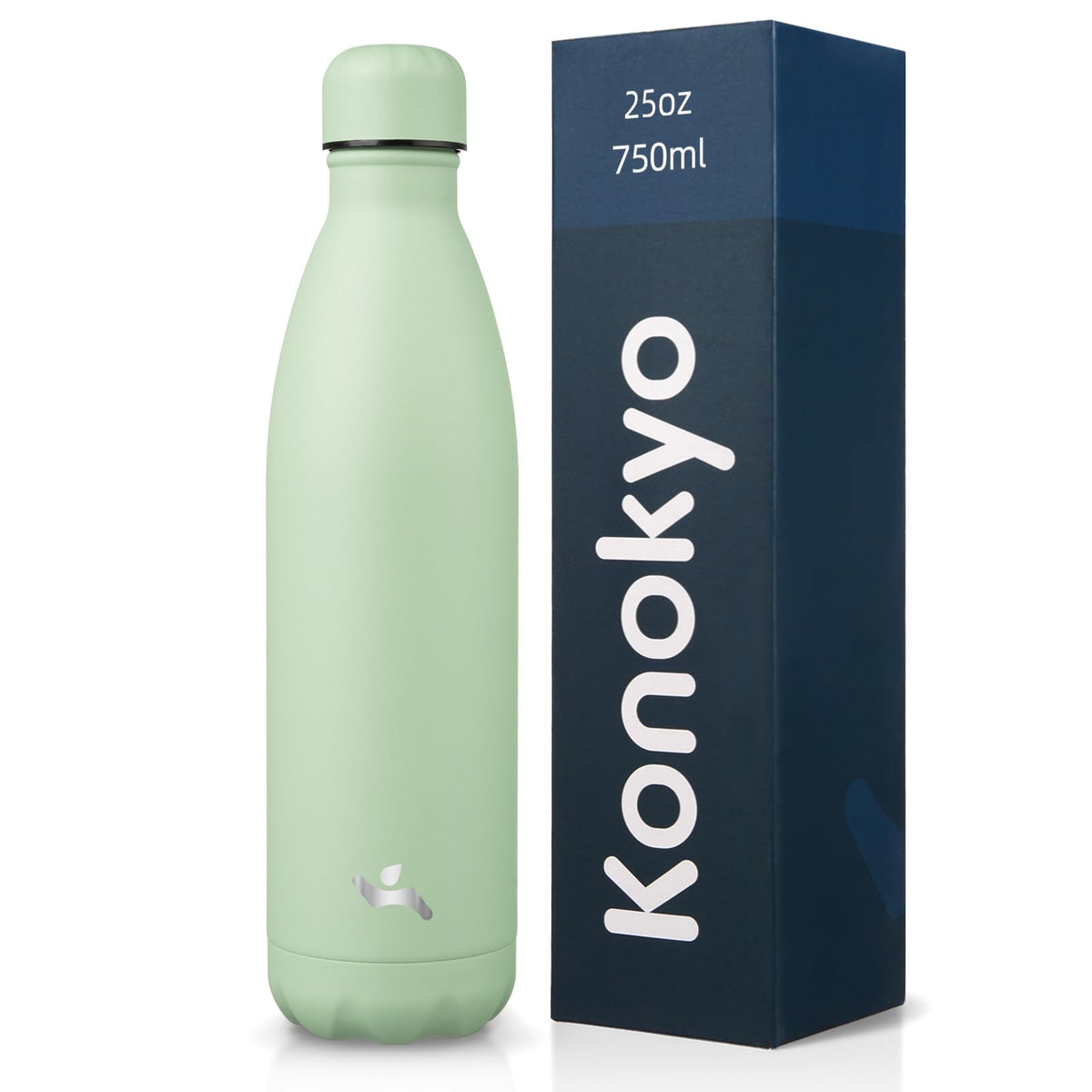 Konokyo 25 oz Insulated Stainless Steel Water Bottle, Blue