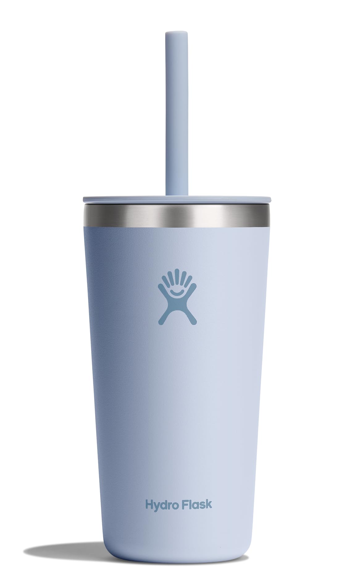 Hydro Flask All Around Tumbler Press-In Lid, Insulated Travel Mug, Stainless Steel Coffee Cup 16 Oz Cloud Pink