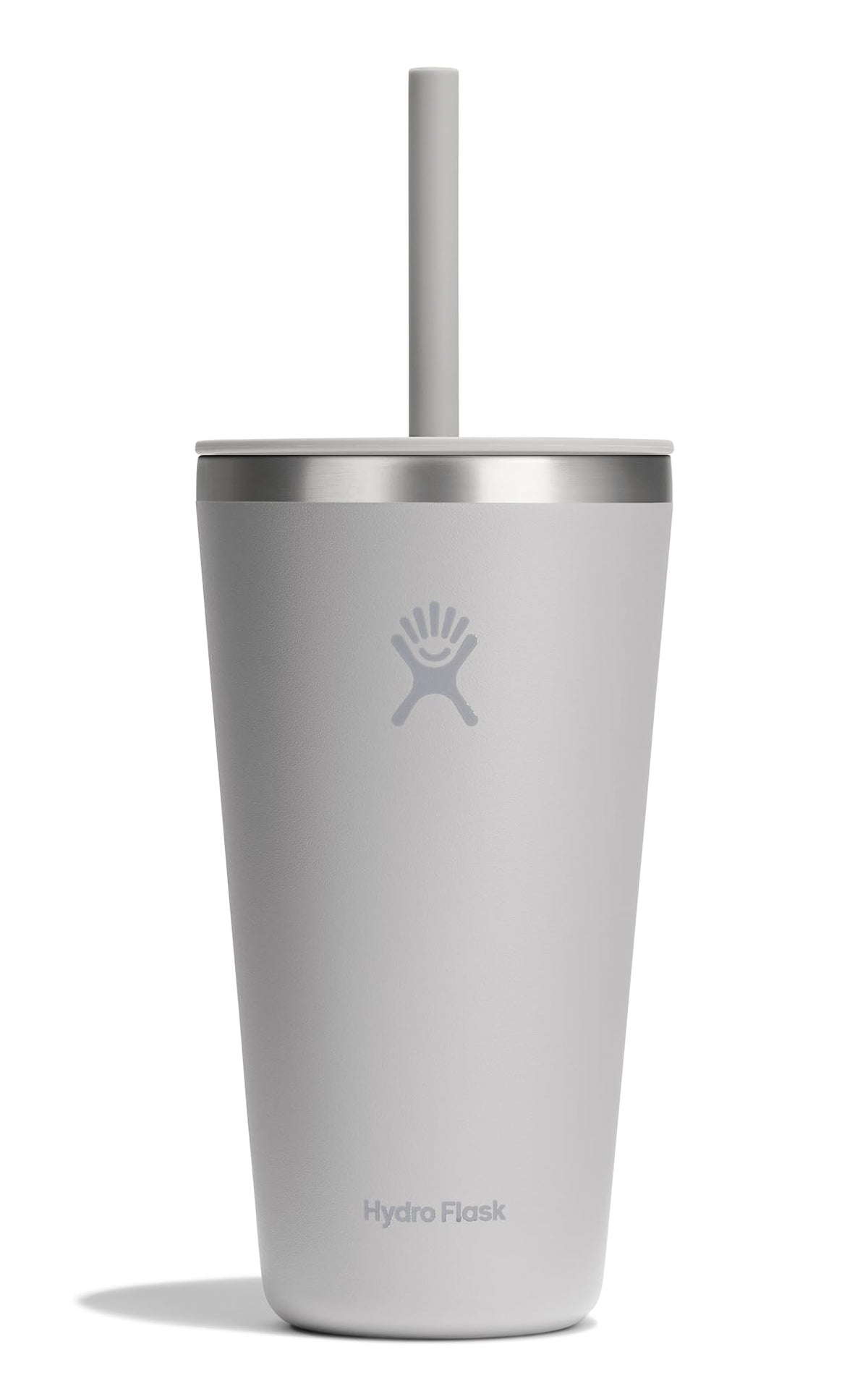 Hydro Flask All Around Tumbler Press-In Lid, Insulated Travel Mug, Stainless Steel Coffee Cup 16 Oz Cloud Pink