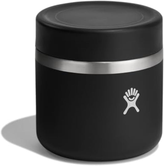 Hydro Flask Food Jar – Insulated Stainless Steel, Snack Travel Container for Hot Food, Lunch, & Soup 20 Oz Black