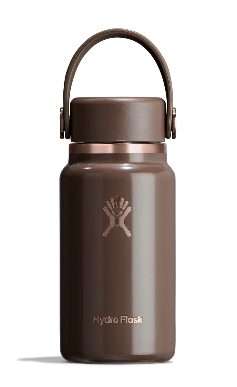 Hydro Flask Micro Bottle - Insulated Mini Leak Proof Flask for Purse or Pocket in 6.7 Oz Agave Green
