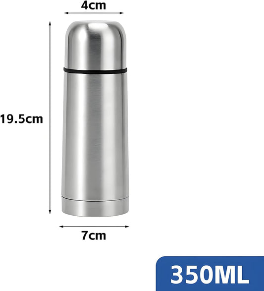Stainless Steel Insulated Thermal Bottle Flask Tumbler Travel Mug (350ml)
