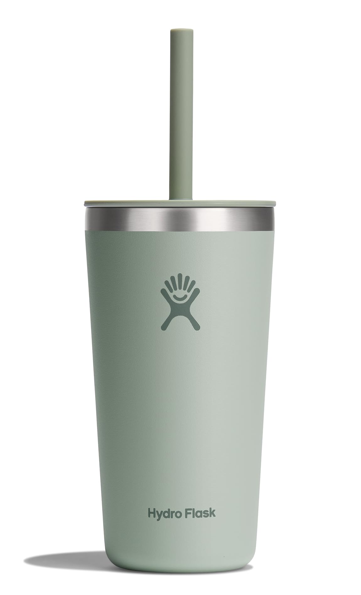 Hydro Flask All Around Tumbler Press-In Lid, Insulated Travel Mug, Stainless Steel Coffee Cup 16 Oz Cloud Pink