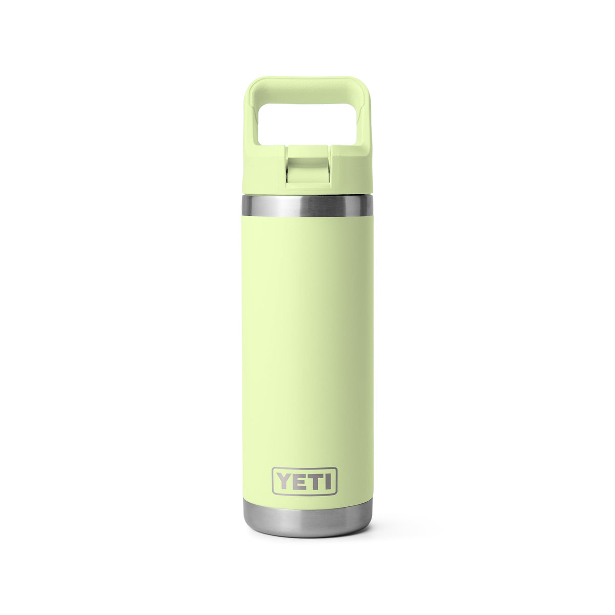 YETI Rambler 18 oz Bottle, Vacuum Insulated, Stainless Steel with Straw Cap, Navy