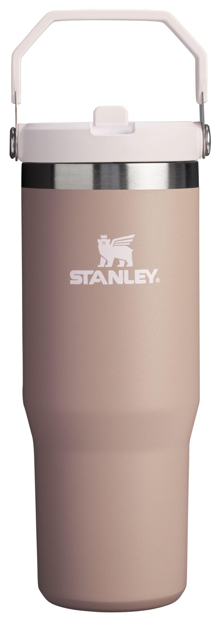 STANLEY IceFlow 2.0 Flip Straw Tumbler, 30 oz, Rose Quartz