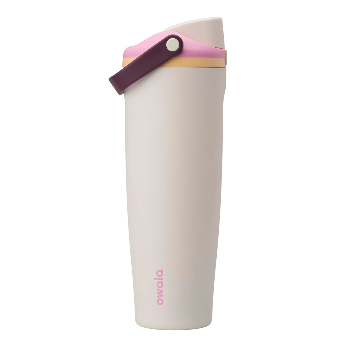 Owala FreeSip Sway Insulated Stainless Steel Water Bottle with Two-Way Spout, Built-In Straw and Bucket Handle, Made for Travel, School, and Sports, 30oz, BPA Free, Leak Proof, Daybreak